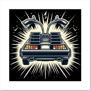 The Delorean Posters and Art